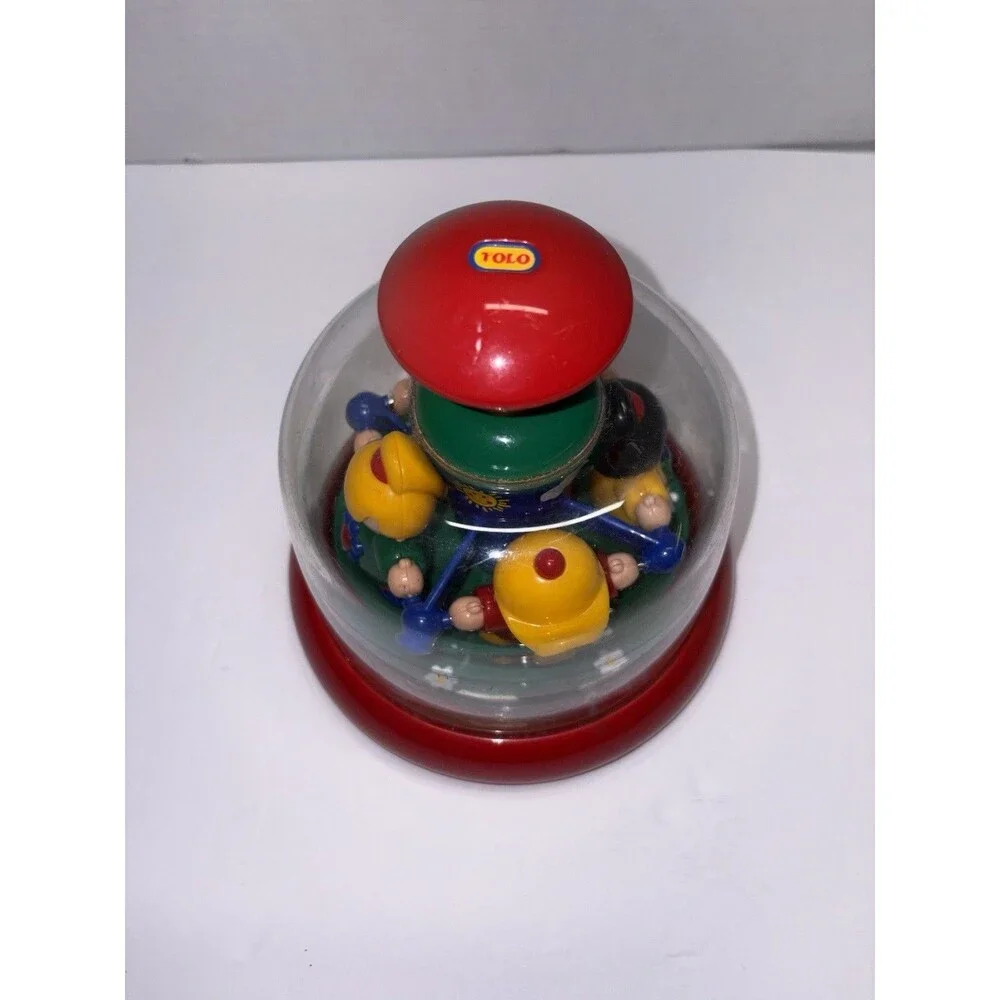 TOLO First Friends Carousel Press Spinning Toy Toddler Baby Einstein 90s